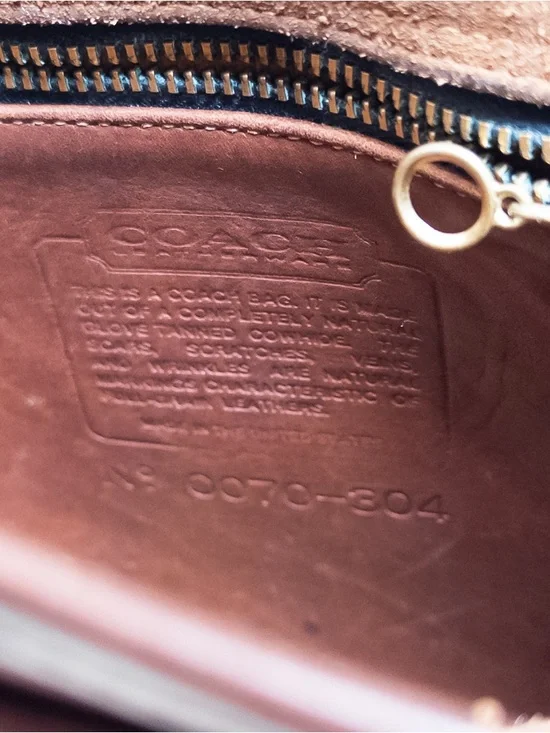 Vintage Coach 1992/93 Murphy Crossbody Bag in British Tan - Picture 5 of 14